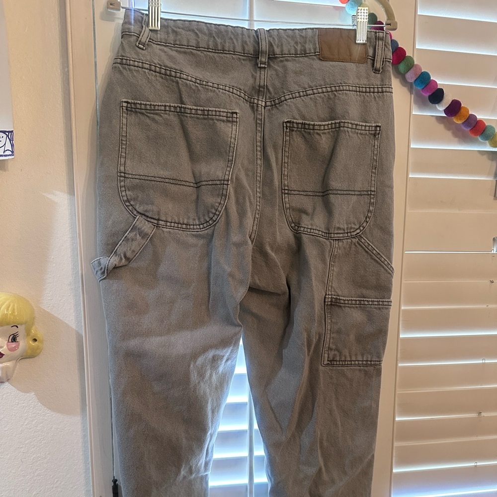 Cotton on light green carpenter jeans